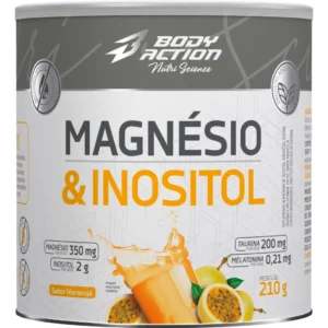 Magnésio E Inositol 210g Bodyaction Sabor Maracujá